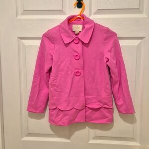 Kate Spade kids pink coat size 7Y